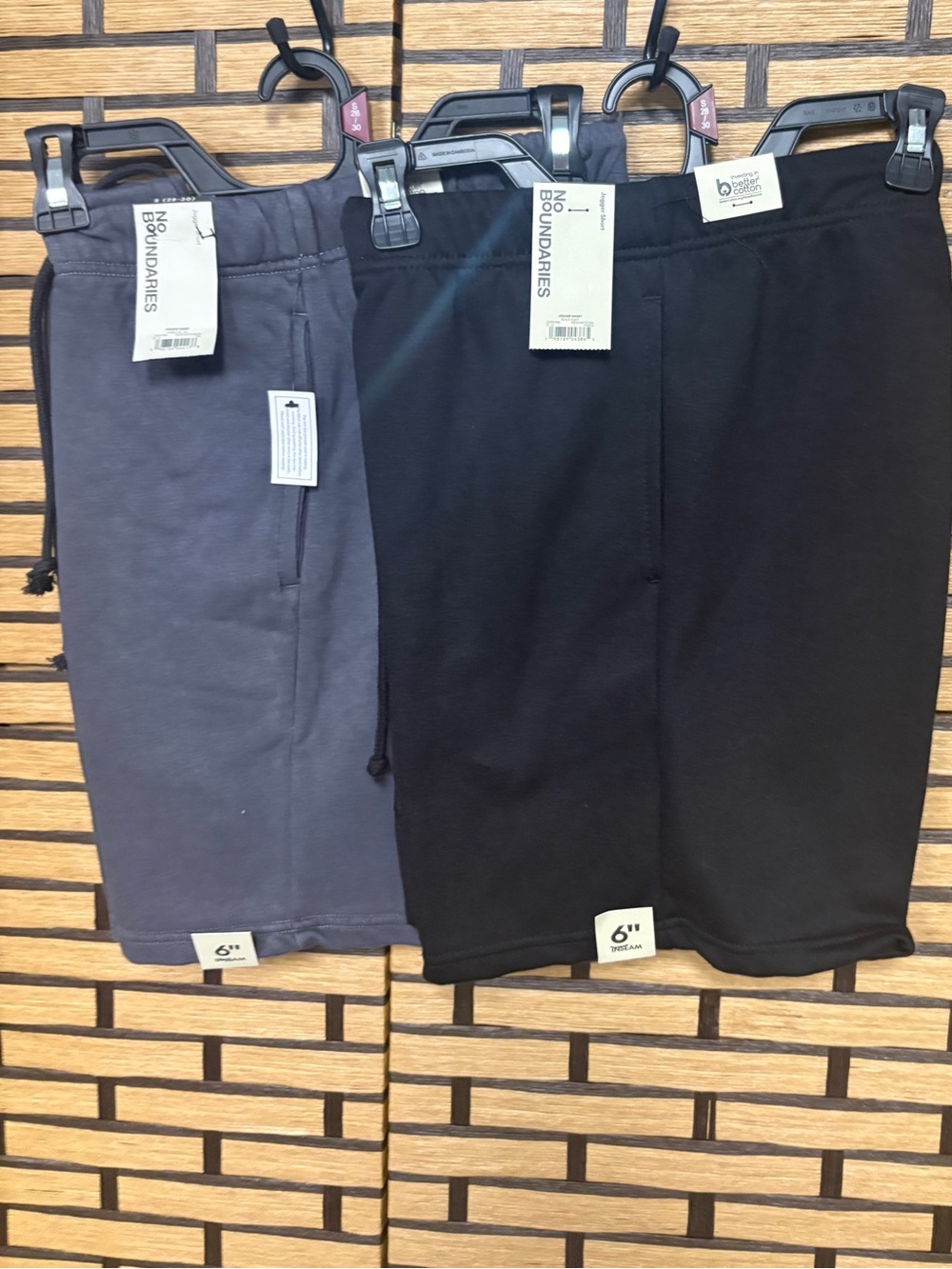 No boundaries jogger sweat shorts size small lot of 2